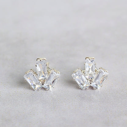2nd Design Diamond Cut Stud Earring
